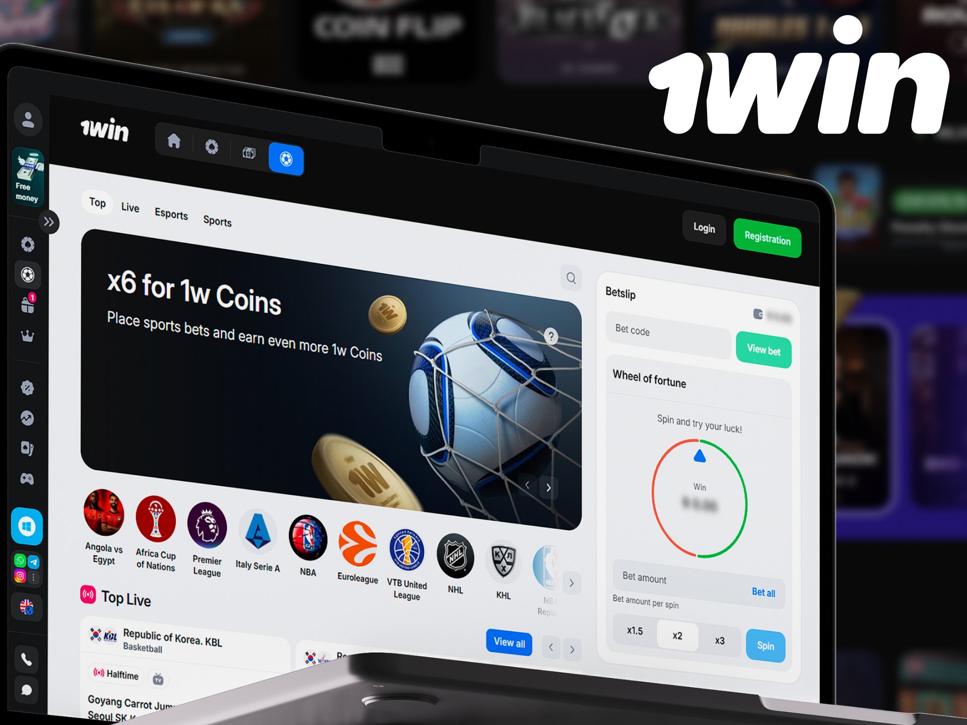 1win betting