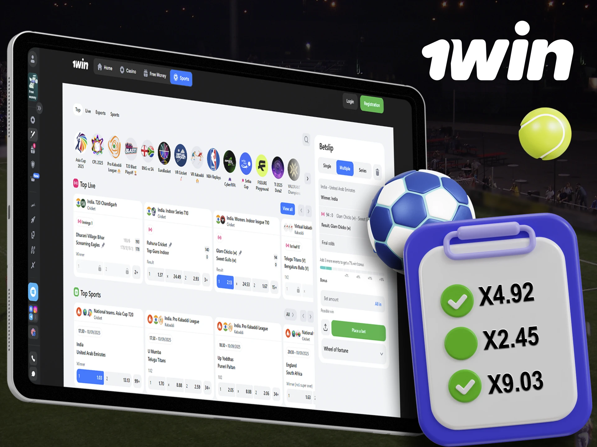 1 win betting odds